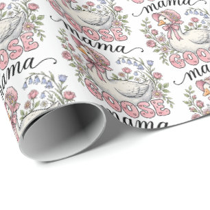 Papel De Regalo Cute mosaico Mama ganso Día de la Madre