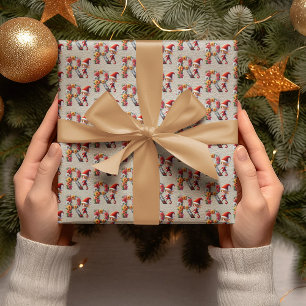 Papel De Regalo Cute Navidad Elfo Festivo Carta R