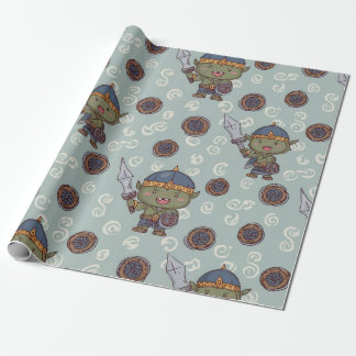 Papel De Regalo Cute Orc Boy Wrapping Paper
