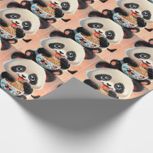 Cute Panda comiendo Ramen