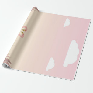 Papel De Regalo Cute Pareja Flamingo Aves Regalos Lover