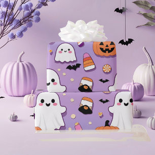 Papel De Regalo Cute Pastel Halloween