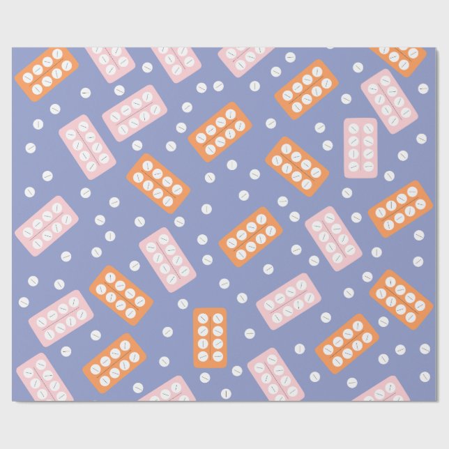 Papel De Regalo Cute Pharmacy Tech Tissue Paper (Superficie plana)