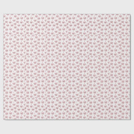Papel De Regalo Cute Pink Kittens and Hearts Pattern for Kids