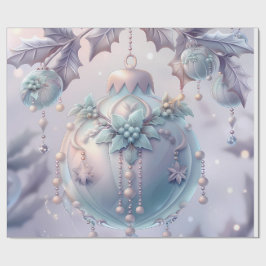 Papel De Regalo Cute Pink Snow Winter Birthday