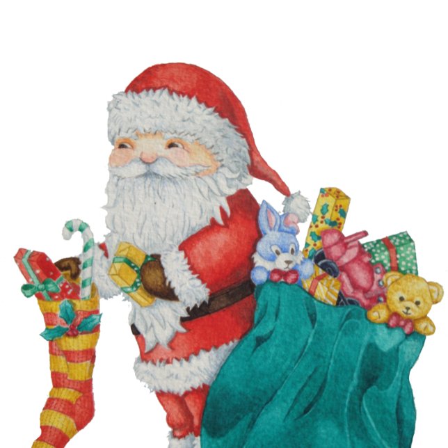 Papel De Regalo Cute santa with wrapped toys christmas (Subido por el creador)