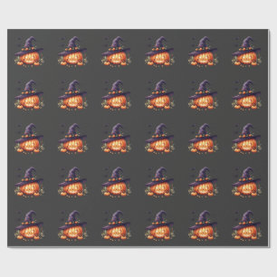 Papel De Regalo Cute Spooky Halloween – Calabaza