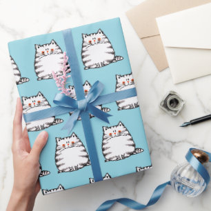 Papel De Regalo Cute Tabby Cat - Kawaii gatito para los amantes de