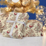 Papel De Regalo Cute Vintage Christmas<br><div class="desc">Papeles de envolvimiento Cuidados Navidades Vintage de Navidad/Personalizable festivo/único/festivo</div>
