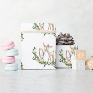 Papel De Regalo Cute watercolor deer 
