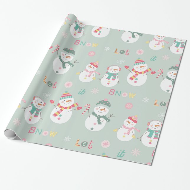 Papel De Regalo Cute Woodland (Desenrollado)