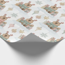 Cute Woodland Reno Ciervo Capybara Navidad 