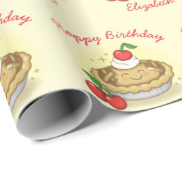 Papel De Regalo Cutie Pie Birthday Party Kids Cherry