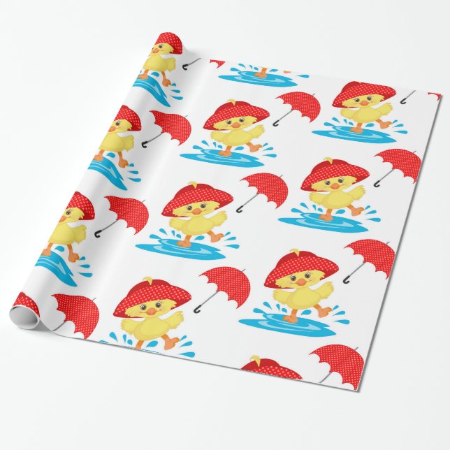 Papel De Regalo Cuto Ducks (Desenrollado)