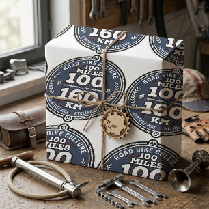 Papel De Regalo Cycling Century Ride 100 Millas 160 KM