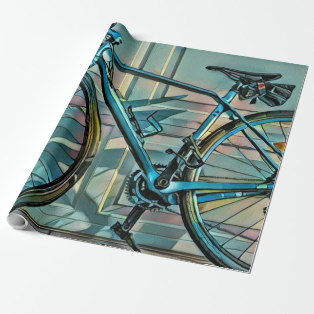 Papel De Regalo Cycling gifts for dad (Desenrollado)