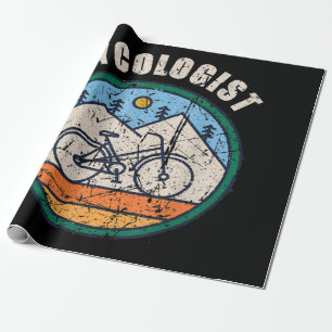 Papel De Regalo Cycologist Funny Bicicleta Ciclismo Regalo Vintage
