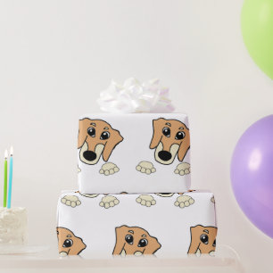 Papel De Regalo dachshund fawn y crema peeke personalizado