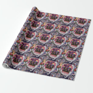 Papel De Regalo Dachshund Perro Día de San Valentín