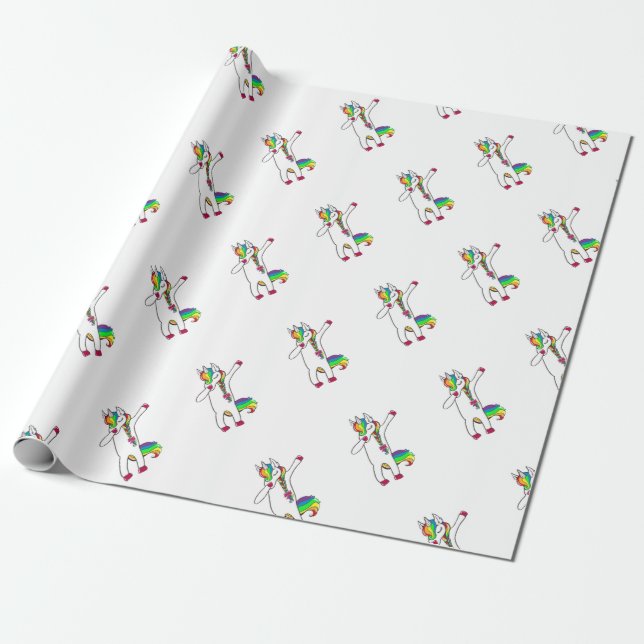 Papel De Regalo DAD unicornio (Desenrollado)