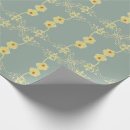 Papel De Regalo Daisies en gris todas las ocasiones