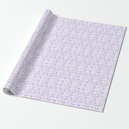 Papel De Regalo Daisies púrpura Pastel