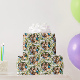 Papel De Regalo Daisy Flowers Meadow Personalizado Foto Bonito