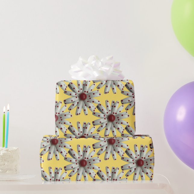 Papel De Regalo Daisy Fresco Flor Moda Primavera Floral Verano (Regalos de fiesta)
