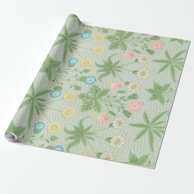 Papel De Regalo Daisy, William Morris (Desenrollado)