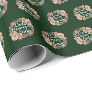 Papel De Regalo Dama de flor loca - Zinnia Gardener