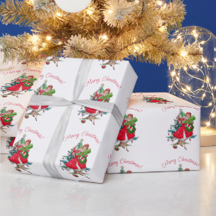 Papel De Regalo Dama de la Vintage de 1950
