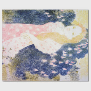 Papel De Regalo Dama en vestido rosa, Maurice Denis