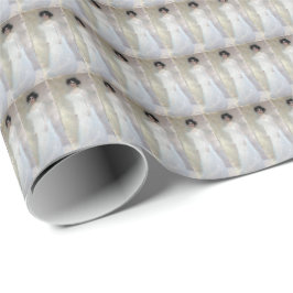 Papel De Regalo Dama victoriana en blanco Gustave Klimt