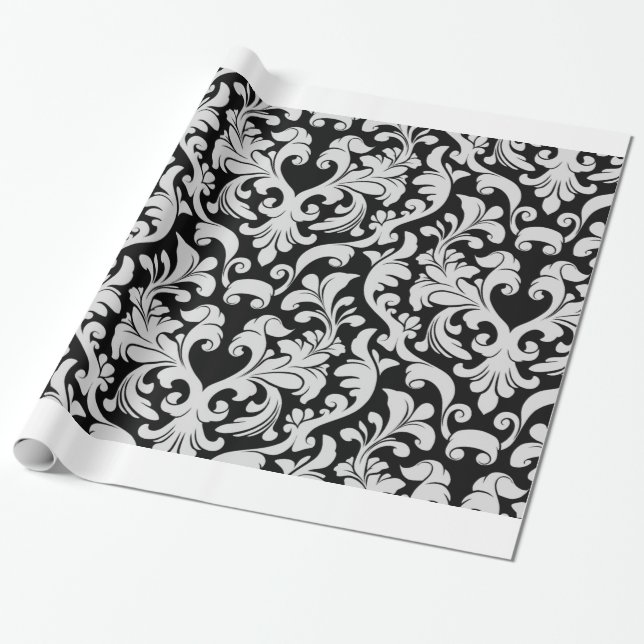 Papel De Regalo Damasco (Desenrollado)