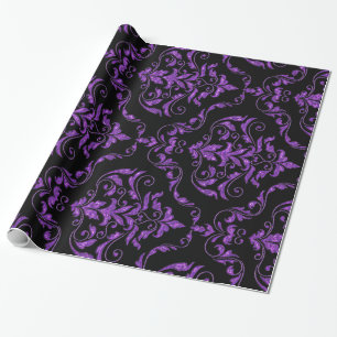 Papel De Regalo Damask Gothic Glint