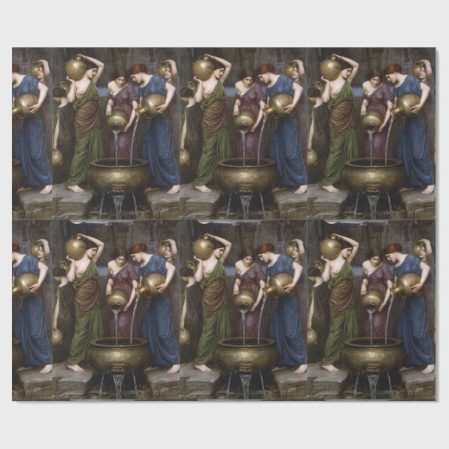 Papel De Regalo Danaides John William Waterhouse (Superficie plana)