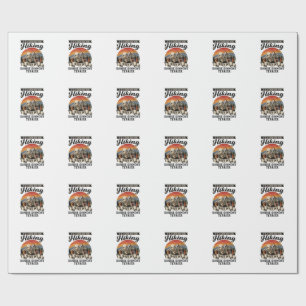 Papel De Regalo Dandie Dinmont Terrier Senderismo Montaña Retro S