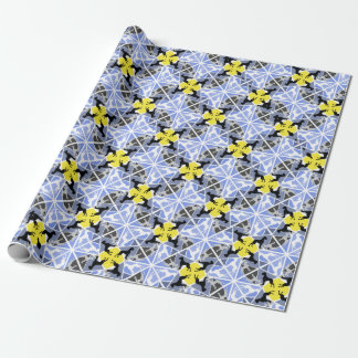 Papel De Regalo Danes grandes azules amarillos
