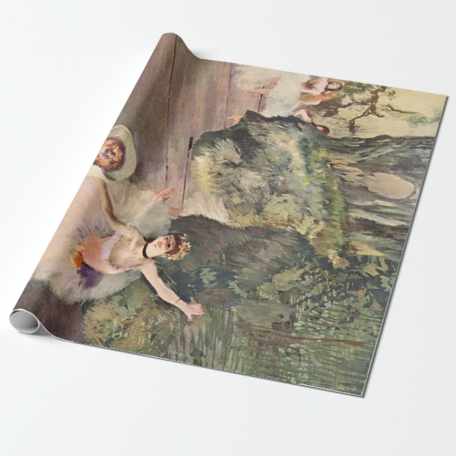 Papel De Regalo Danza / Ballet - Escuela - Pintura Degas (Desenrollado)