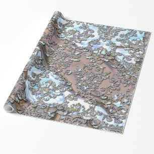 Papel De Regalo Danza de flujo de Damask