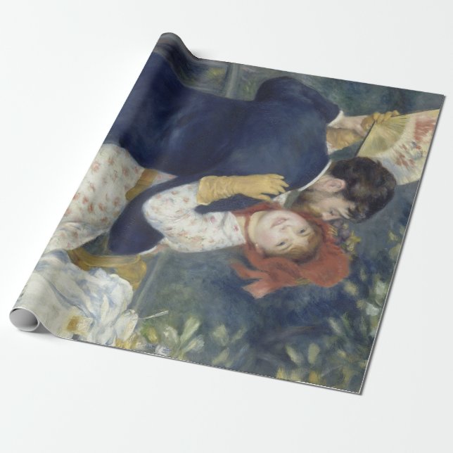 Papel De Regalo Danza del campo - Pintura impresionista de renoir (Desenrollado)