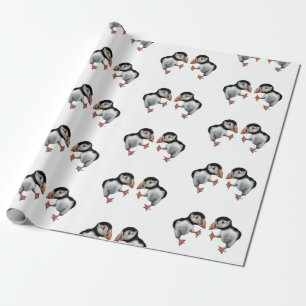 Papel De Regalo Danza del frailecillo