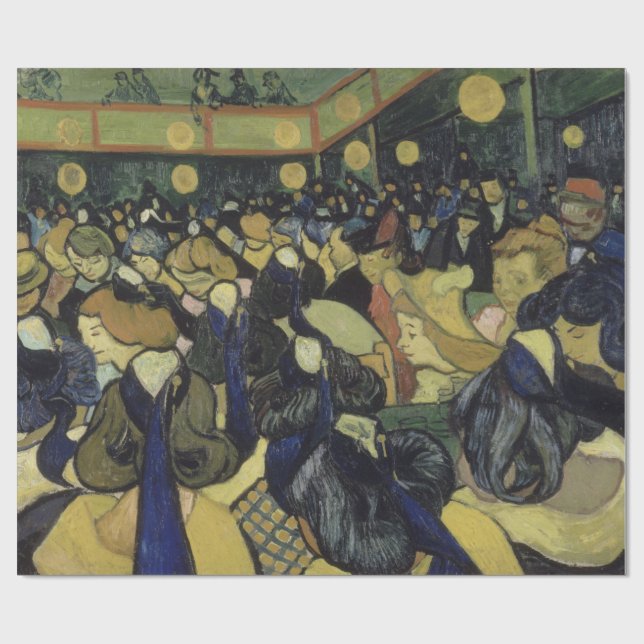 Papel De Regalo Danza pasillo en Arles de Vincent van Gogh (Superficie plana)