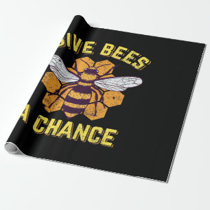 Papel De Regalo Dar A Las Abejas Una Oportunidad