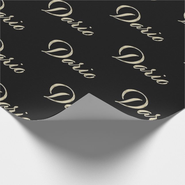 Papel De Regalo Dario Vorname Name edles Geschenkpapier Papier (Esquina)