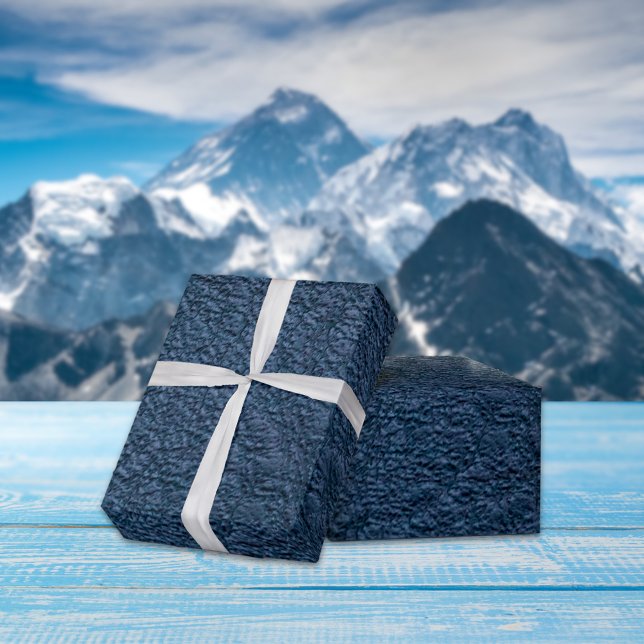 Papel De Regalo Dark Blue Grain Faux Leather (Subido por el creador)