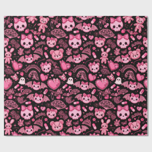Papel de regalo Dark Kawaii - Envoltura de regalo
