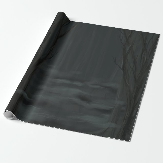 Papel De Regalo Dark Woods (Desenrollado)