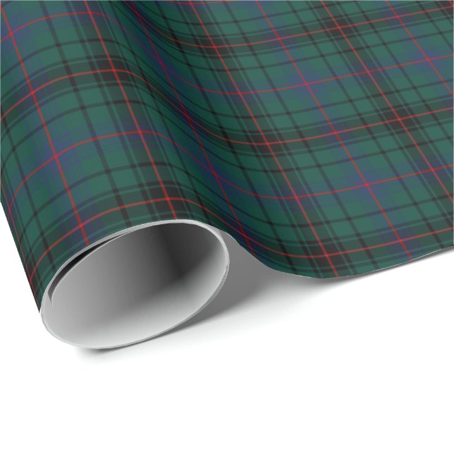 Papel De Regalo Davidson Clan Tartan (Esquina del rollo)
