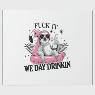 Papel De Regalo Day drinkin Sloth